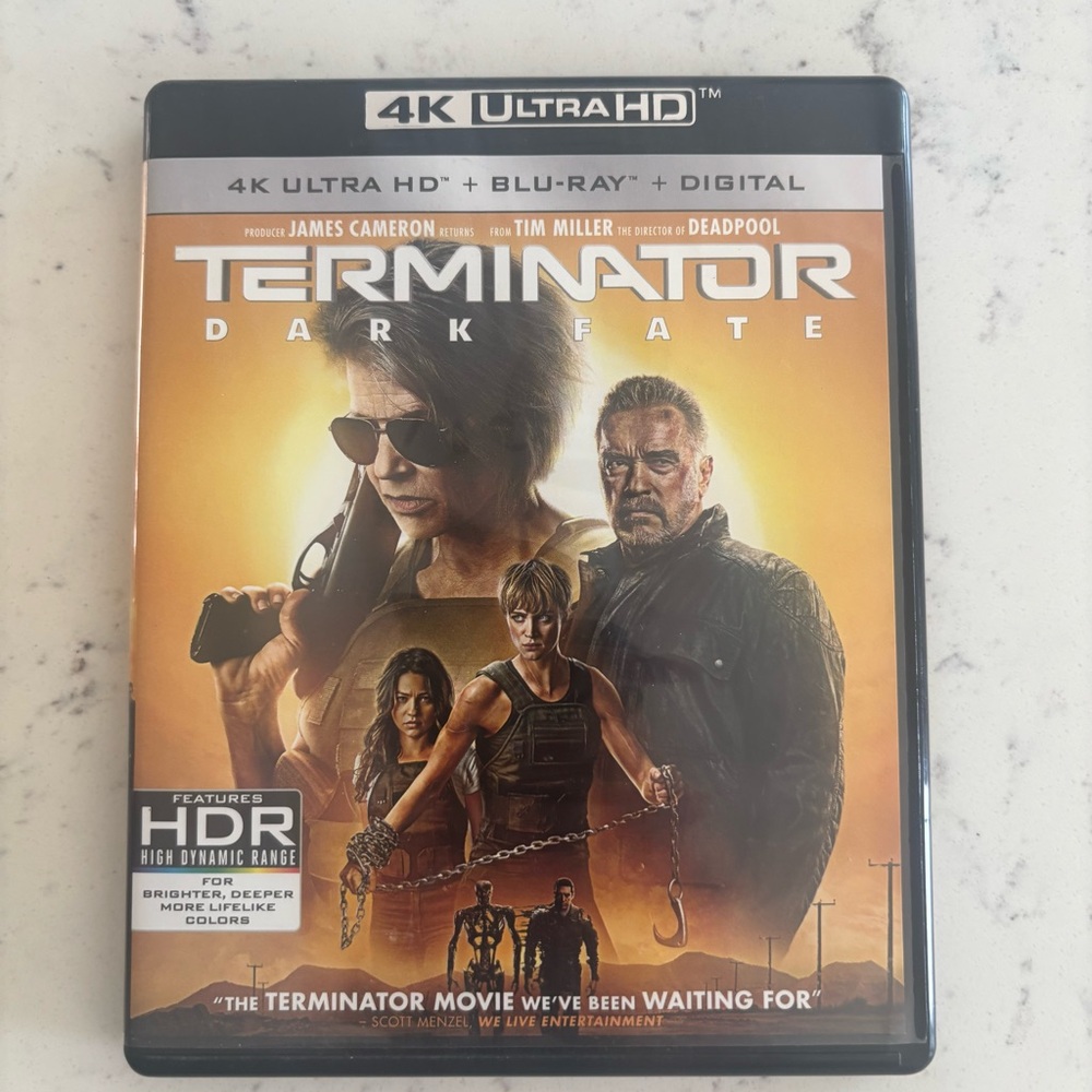 Terminator: Dark Fate 4K Ultra HD + Blu-ray 2-Disc Set - Like New